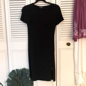 Black lulus bodycon dress - s